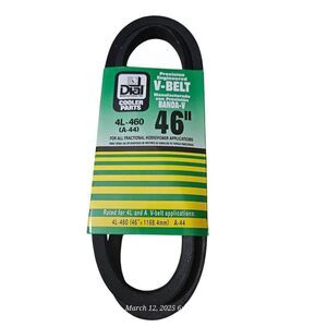 Dial cooler parts v-belt 46" 4L-460 (a-44) - belt #3